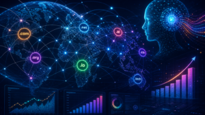 domain piaci érték AI hatás 2026