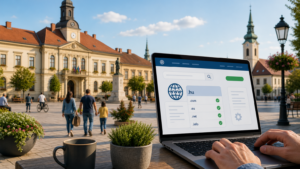 önkormányzat domain identitás