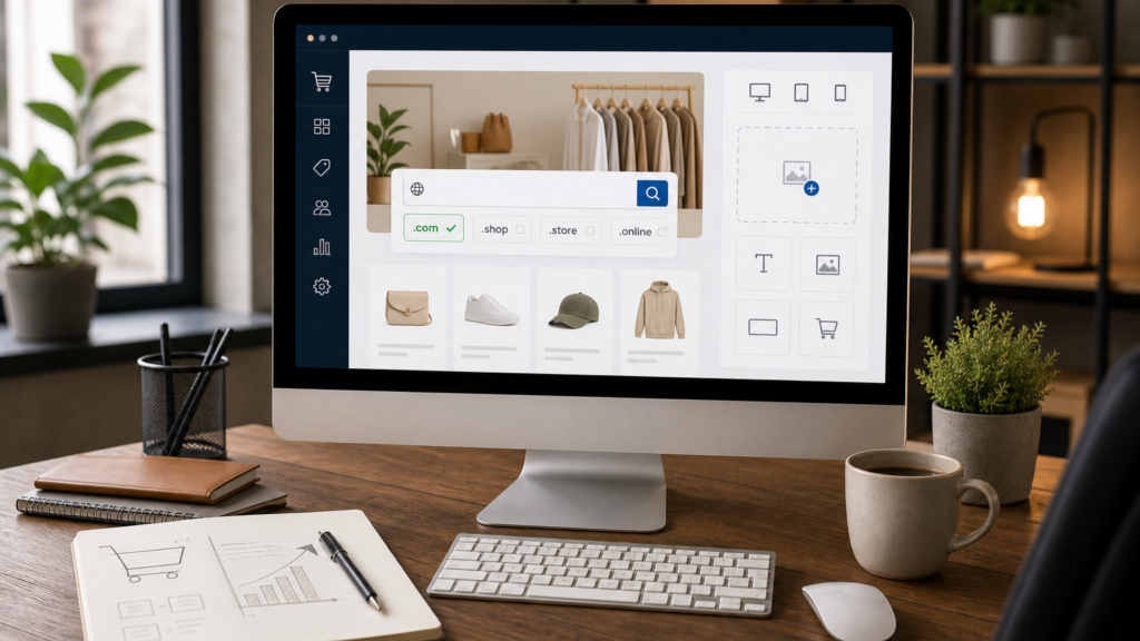 webshop domain választási szempontok