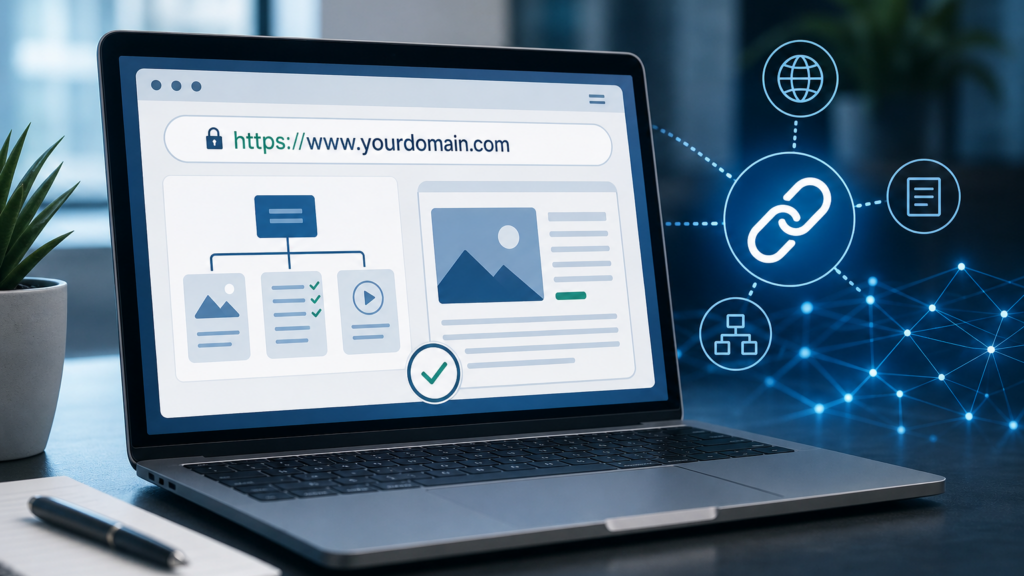 domain név tartalom konzisztencia SEO