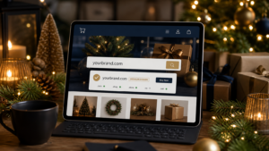 karácsonyi webshop domain vásárlás