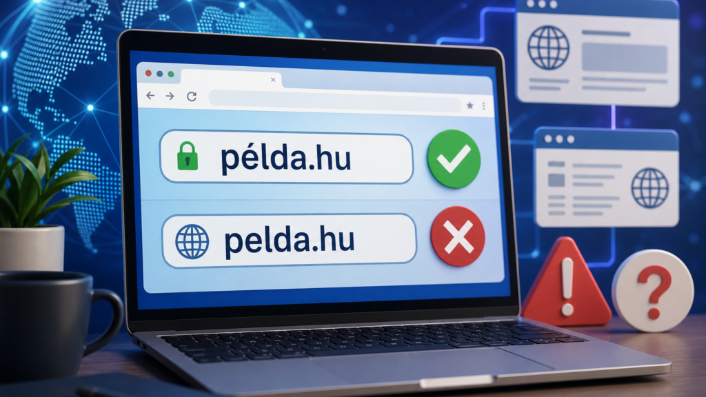 ékezetes domain félreértések