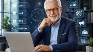 nyugdíjas vállalkozó domain marketing
