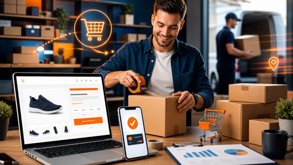 webshop domain név