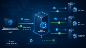 Hogyan működik a DNS resolver