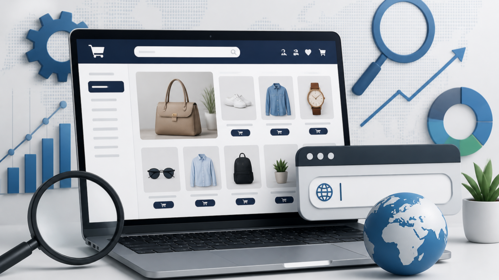 webshop domain SEO