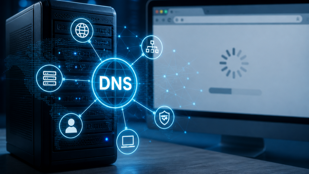 DNS hatás a weboldal sebességére