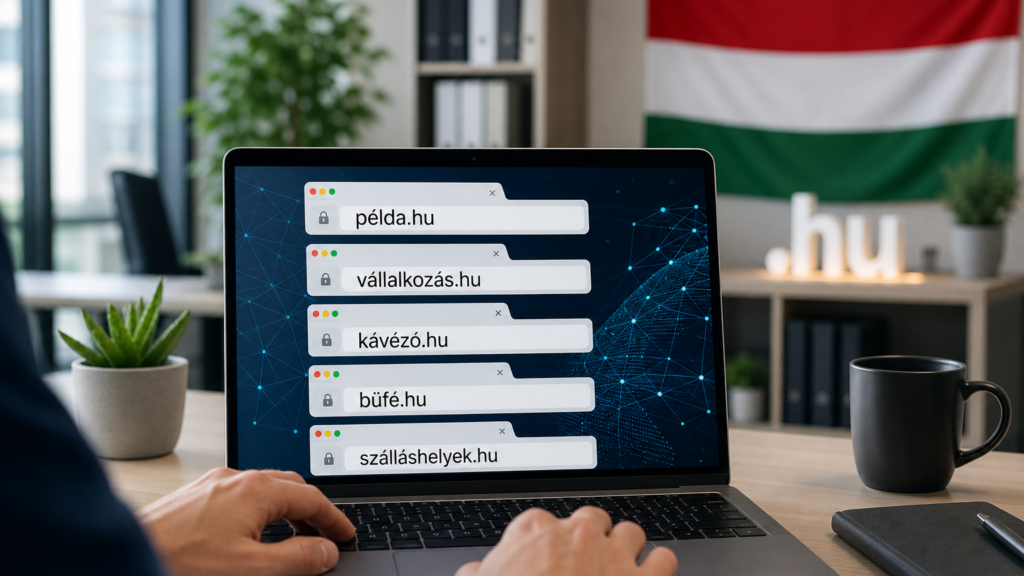 ékezetes domain jövő