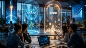 .space vs .com domain