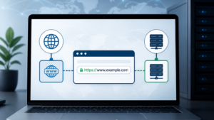 domain URL tárhely különbség